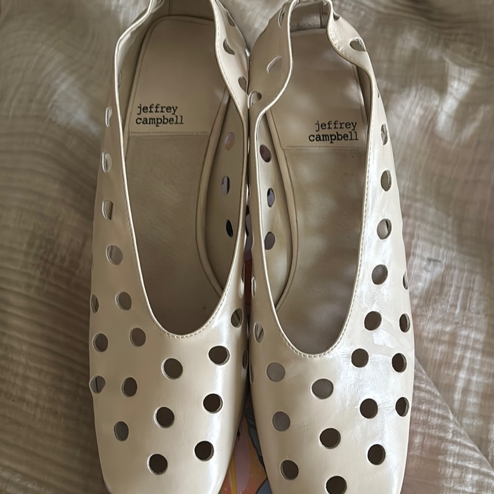 Jeffrey Campbell Cream Women's Shoes